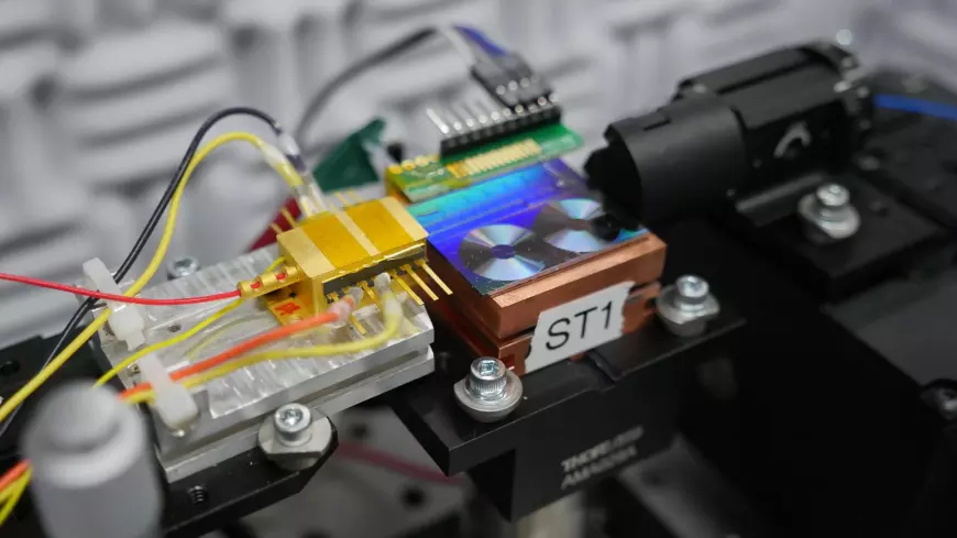 Innovative miniature chips transform light into microwaves