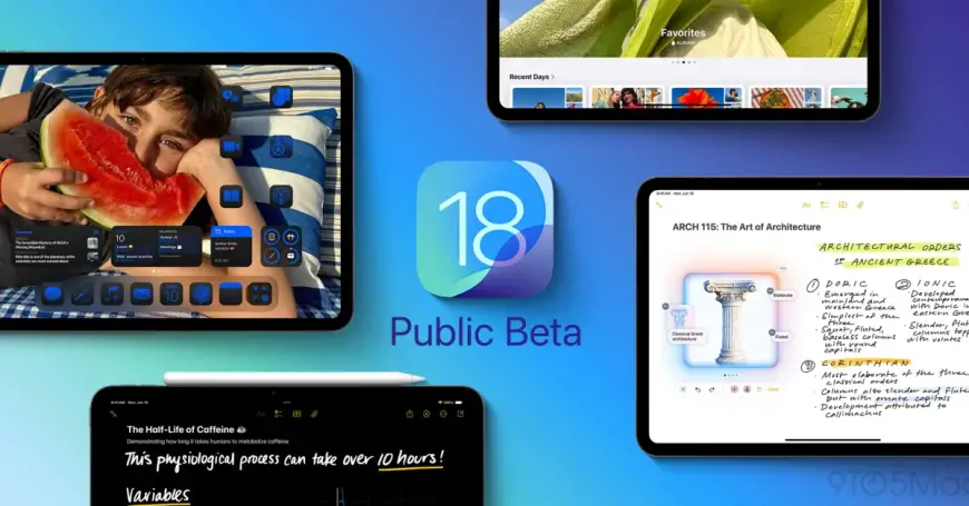 Apple запускает публичную бета-версию iOS 18, iPadOS 18 и MacOS Sequoia